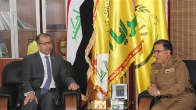 رئيس البرلمان العراقي يزور قيادة الحشد الشعبي لمتابعة تحرير الفلوجة