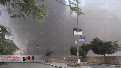 أنصار الإخوان يشعلون النيران بكنيسة 