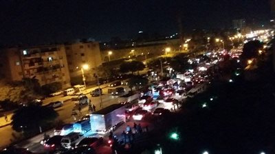 توقف الحركة المرورية بطريق «القاهرة - إسكندرية الزراعي»