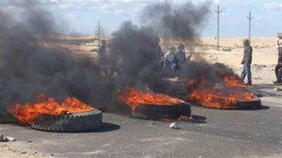 اشتباكات عنيفة بمحيط قسم الشيخ زويد بسيناء