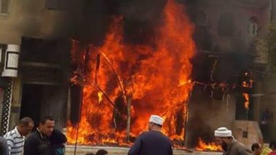 حريق يلتهم محتويات 8 منازل بأسيوط