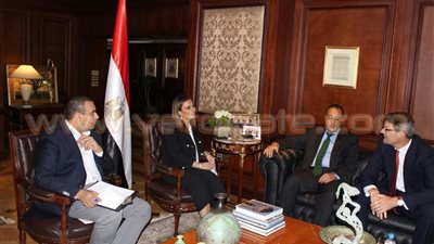 بحث تمويل مشروع أبو رواش لمعالجة مياه الصرف مع البنك الأوروبي