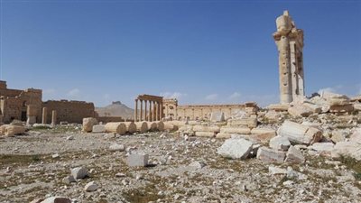 بالصور.. اللقطات الأولى لـ«تدمر» قبل وبعد سيطرة داعش