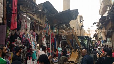 بالصور.. حملات لرفع الإشغالات بالغورية