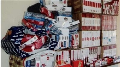 ضبط 55 ألف علبة سجائر مهربة بمطروح