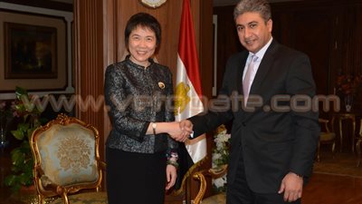 بالصور.. شريف فتحي يستقبل أمين عام المنظمة الدولية للطيران المدني