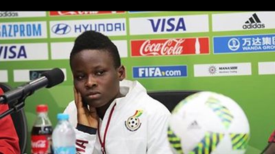 ساندرا أوسو تحصد لقب أفضل لاعبة بمباراة غانا والباراجواي