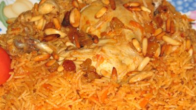 غداء الضيوف.. أرز بخارى بالدجاج