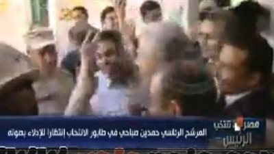 بالفيديو.. مواطن لحظة دخول صباحي اللجنة: 