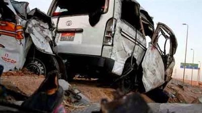 إصابة شخصين في حادث تصادم بأسيوط