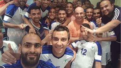 بالصور.. لاعبو «المصري» يحتفلون بالصعود للكونفدرالية