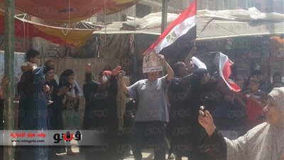 بالفيديو والصور.. الناخبون بالمرج يرقصون على نغمة 