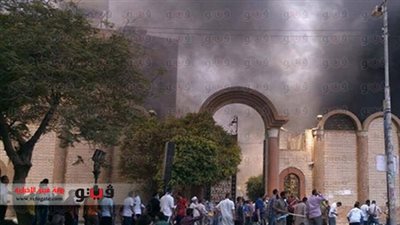 فريق من النيابة لمعاينة 20 كنيسة أتلفها 