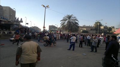 شبيحة المعزول يقطعون الطريق الزراعى ويحتجزون أقباط بـ