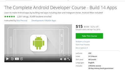 udemy.. موقع لتعلم تصميم التطبيقات ب 15 دولارًا فقط