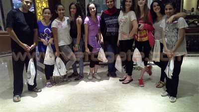 بالصور.. وفود الطلائع العربية تصل المركز الأوليمبي بالمعادي