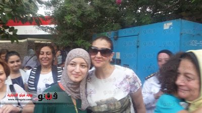 بالفيديو والصور.. غادة عبد الرازق: صوتي لـ «السيسي» منقذ مصر