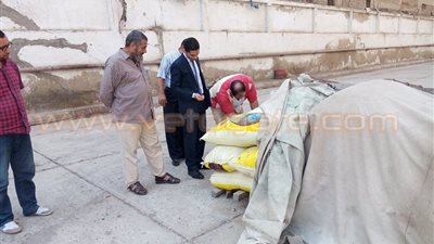 بالصور.. حملة للرقابة الإدارية على مضارب الأرز بالدقهلية