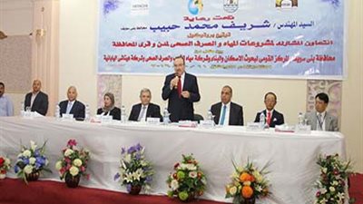 محافظ بني سويف: خطة لمد الصرف الصحي لـ50% من المناطق المحرومة