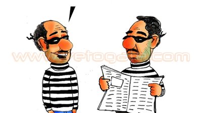 صوامع القمح في كاريكاتير «فيتو»