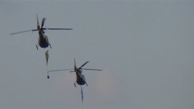 طائرات القوات المسلحة تحلق بسماء الشرقية