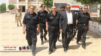 بالصور.. مساعد مدير الأمن وقائد المركزي يتفقدان لجان شمال سيناء