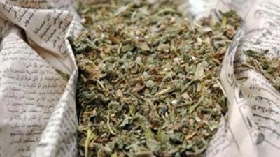 ضبط عاطل بحوزته كمية مخدرات كبيرة بالشيخ زويد