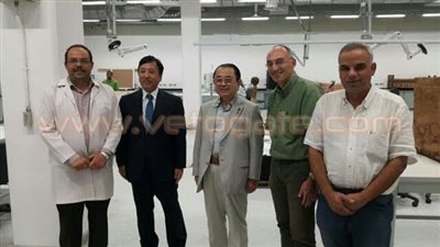 سفير اليابان ووفد برلماني يزوران المتحف المصري الكبير والأهرامات