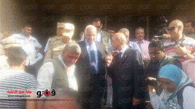بالصور.. محافظ القاهرة يتفقد لجان الجامعة العمالية