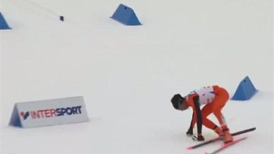 بالفيديو والصور.. متزلج فنزويلي يضع بلاده في موقف محرج