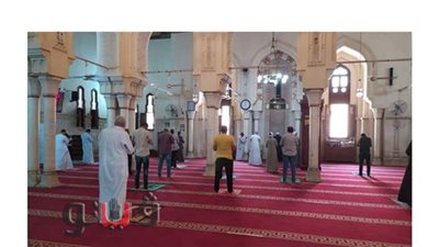 أول صلاة بمسجد سيدي عبد الرحيم القنائي بعد توقف  100 يوم