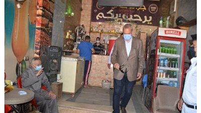 محافظ القليوبية يتابع عودة النشاط للمطاعم والمقاهى بشبرا الخيمة