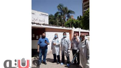 تطهير دور العبادة ولجان الثانوية العامة بالغربية | صور