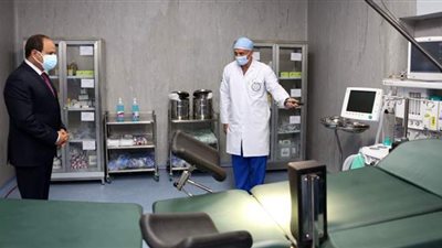 السيسي يتفقد تجهيزات القوات المسلحة للعزل الصحي بأرض المعارض |فيديو