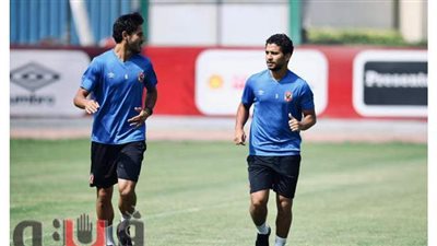 تدريبات قوية لحمدي فتحي ومحمد محمود في مران الأهلي