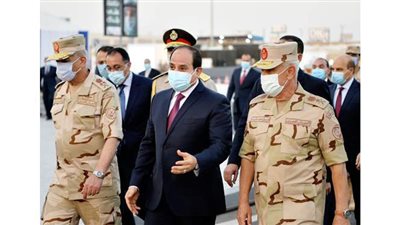 تفاصيل تفقد السيسي أرض المعارض.. 9 مستشفيات ميدانية لعزل مرضى كورونا.. 4 آلاف سرير وسيارات وطائرات إسعاف طبي | فيديو