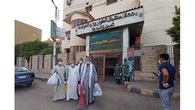 خروج  636 متعافيا من كورونا  بمستشفيات العزل في بني سويف