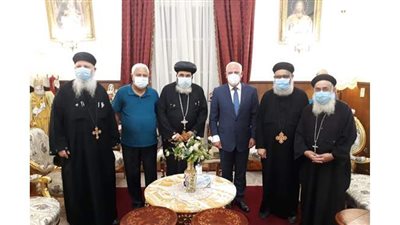 الغضبان يلتقي بمطران  بورسعيد ويؤكد أهمية دور الكنيسة في التوعية