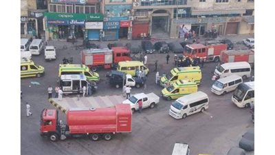 نقل مصابي كورونا في حريق مستشفى الإسكندرية إلى صدر المعمورة وسموحة
