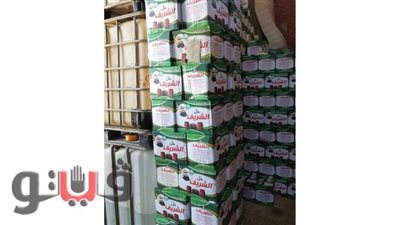 ضبط 1650 كيلو  خل مغشوش قبل طرحه للبيع بالغربية