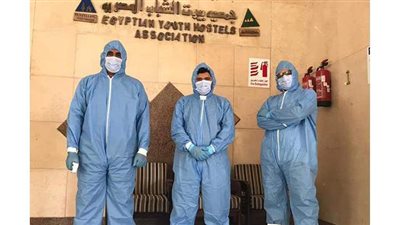 تعافي ٨٠ حالة مصابة بكرونا وخروجهم من الحجر الصحي  بنزل شباب شرم الشيخ