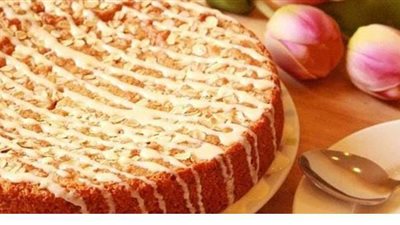 طريقة عمل كيك  الشوفان الصحية الهشة