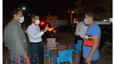 غلق كافيه لم يلتزم بـ 25 % وتشميع محلين وتحرير 15 مخالفة مرورية بطنطا