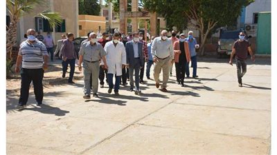 محافظ الوادي الجديد يتفقد مستشفى الصدر والحميات بالخارجة