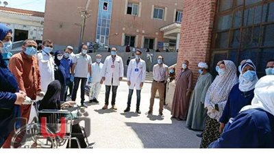 تعافي 41 مصابًا من كورونا وخروجهم من مستشفيات العزل ببني سويف | صور