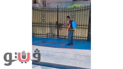 بلدية المحلة يعقم منشآت النادي استعدادا لاستقبال الأعضاء