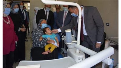 محافظ الدقهلية يدشن حملة التطعيم ضد شلل الأطفال | صور