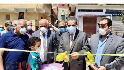 محافظ الغربية يفتتح معهد محمد صلاح وتبرعات نجم ليفربول بمسقط رأسه بنجريج