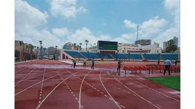 رصد الإجراءات الاحترازية باستاد الإسكندرية الرياضي.. صور
