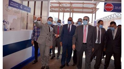 محافظ القليوبية ورئيس جامعة بنها يفتتحان خدمة  